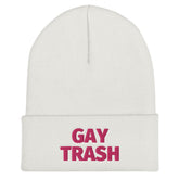 Gay Trash Cuffed Beanie